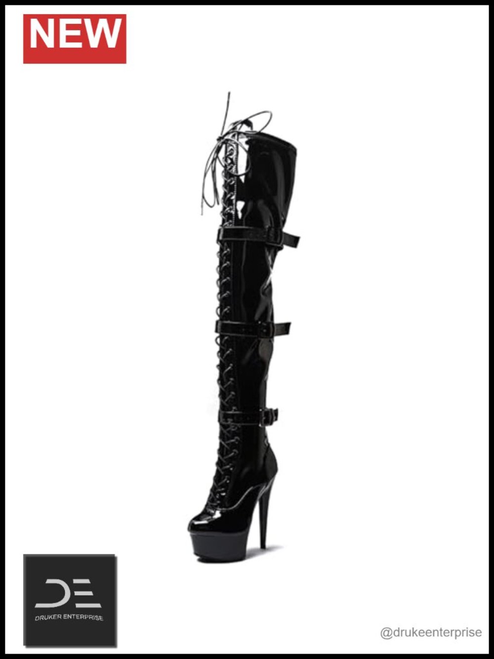 Over the Knee Thigh High Heel Boots 6 Inch Platform Stiletto Exotic Pole Dance
